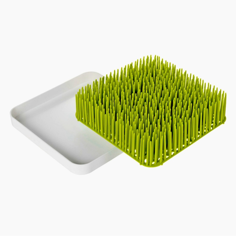 BOON LAWN Green and White Countertop Drying Rack Set, 4 pieces - Picture 2 of 3